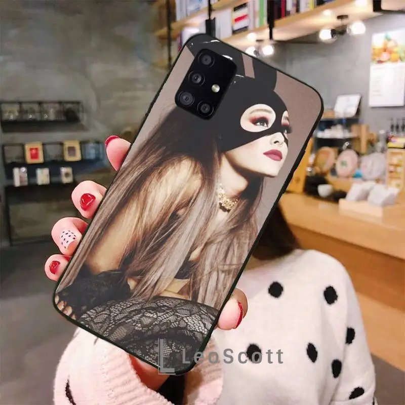 

Call Me Angel sexy Arianas Grande Phone Cases For Samsung A50 A51 A71 A31 A21S S8 S9 S10 S20 S21 Plus Fe Ultra 4G 5G