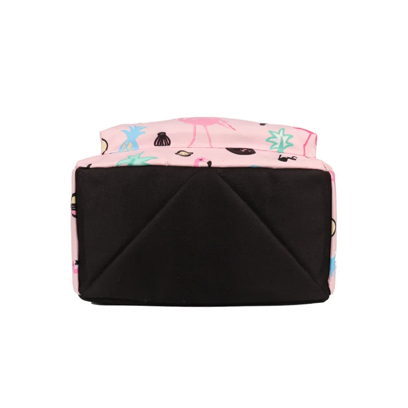 Женский розовый рюкзак с Фламинго модные школьные рюкзаки принтом детская