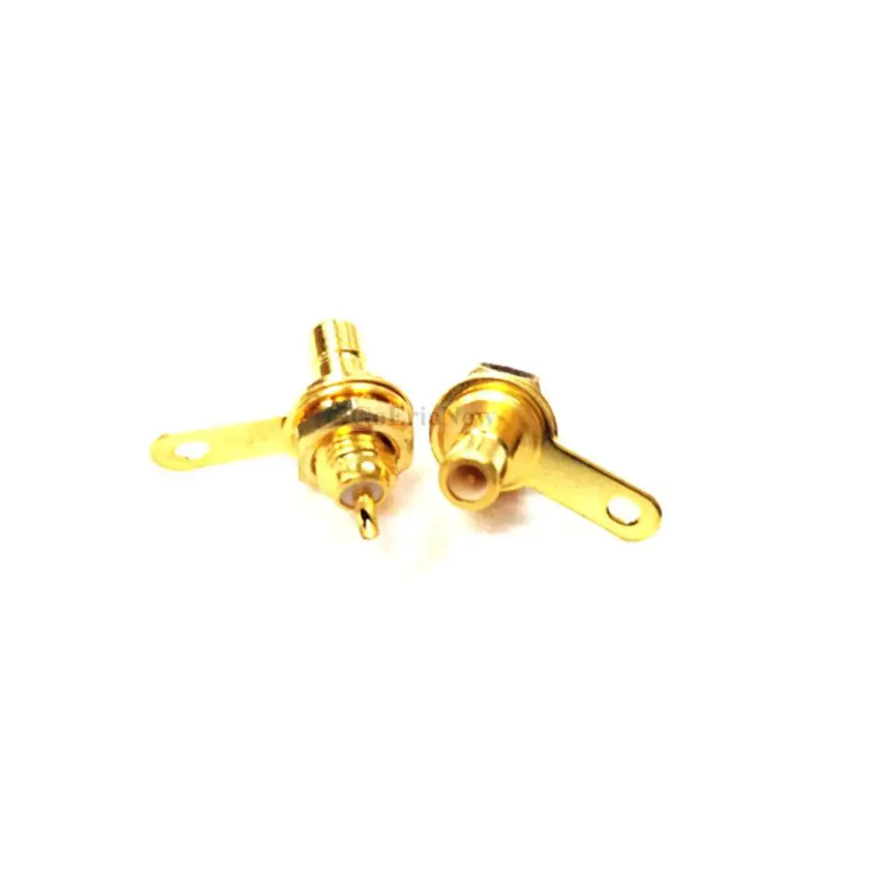 10 шт. RF Coax 50 ом SMB штекерный разъем коаксиальный переднее крепление гайка адаптер |