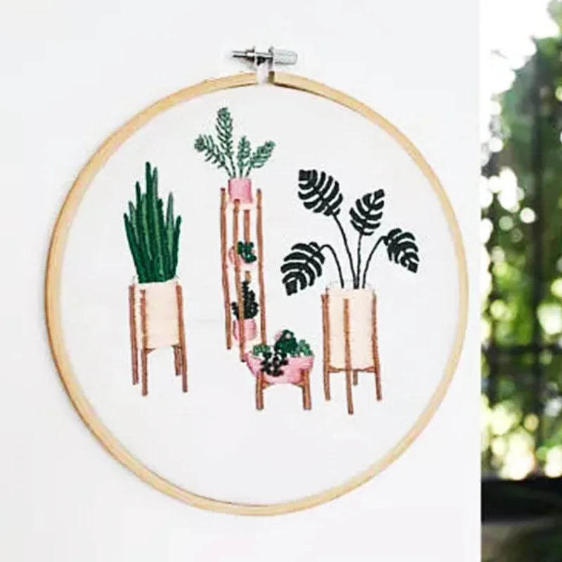 3D вышитые материалы посылка с цветочным узором набор для рукоделия возможностью