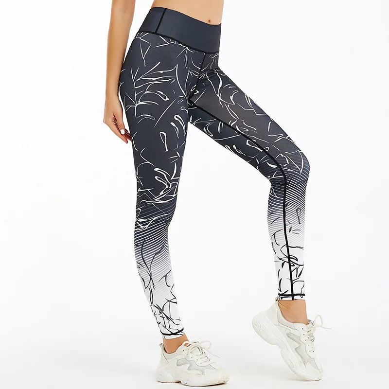 Леггинсы женские спортивные бесшовные с высокой талией быстросохнущие | Женская