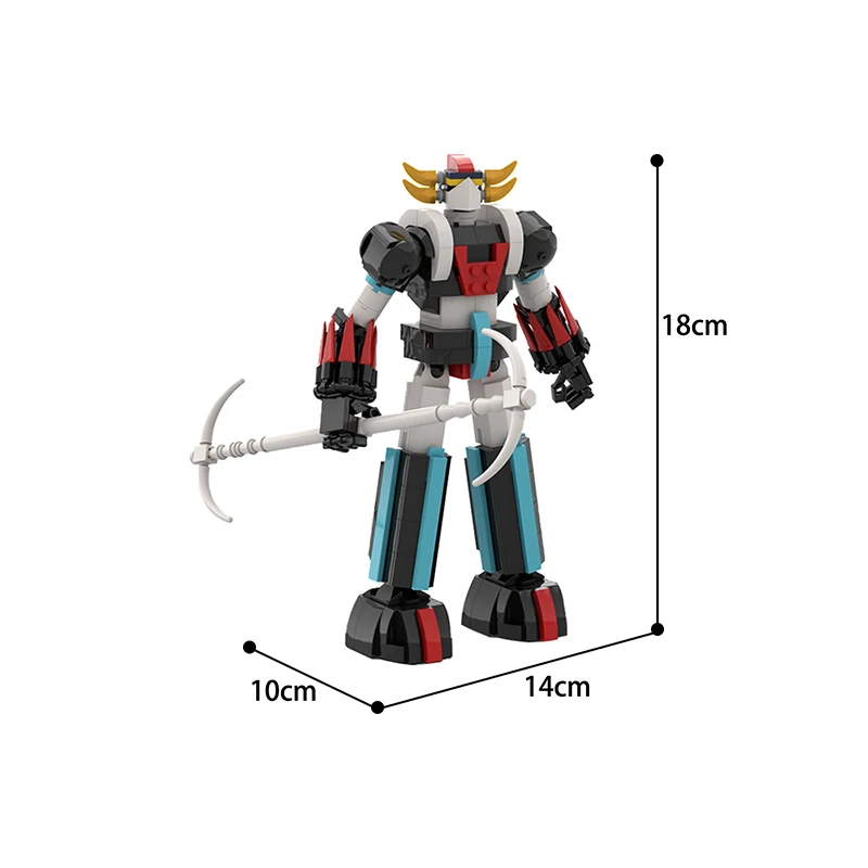 

MOC GOLDORAKING Diy UFO Robot GrendizerED Creative Building Blocks Model xmas Gifts Toys For Children Kids