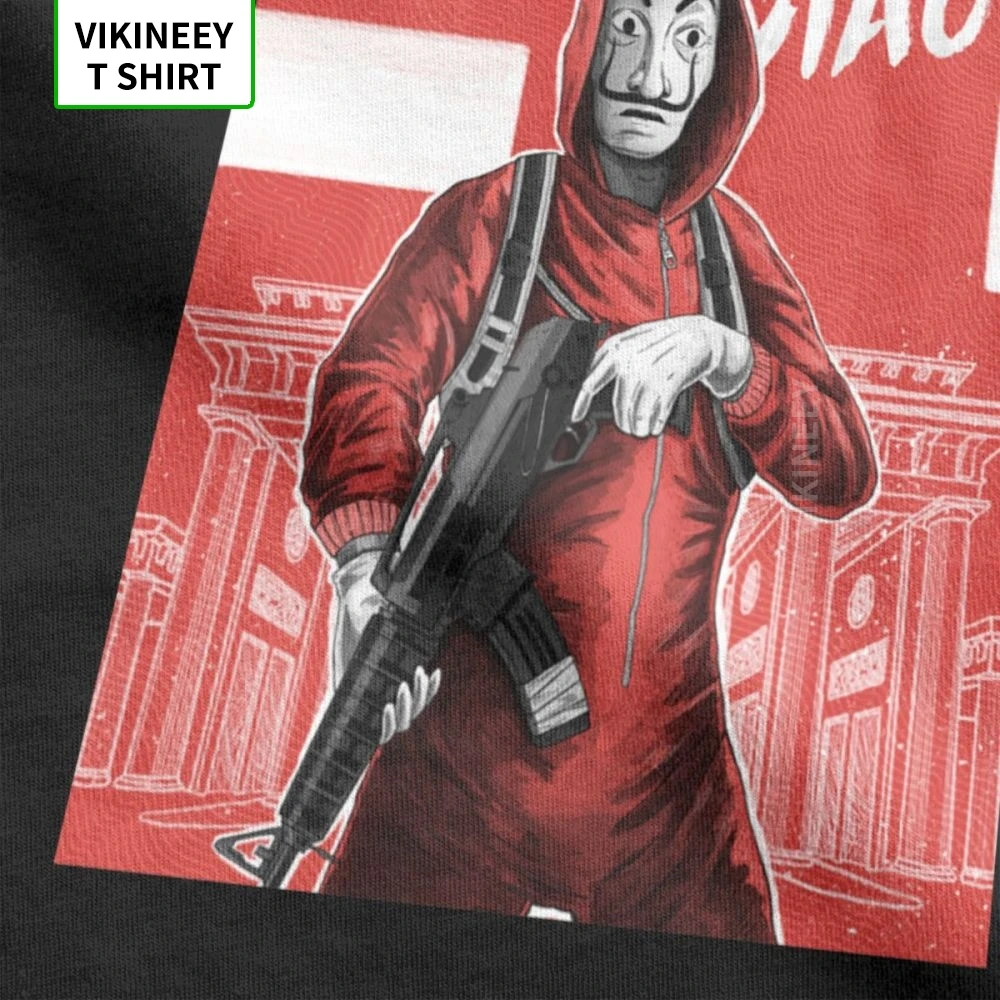 La Casa De Papel деньги Heist Slim Fit футболки для мужчин Bella Ciao с цифровым адресным