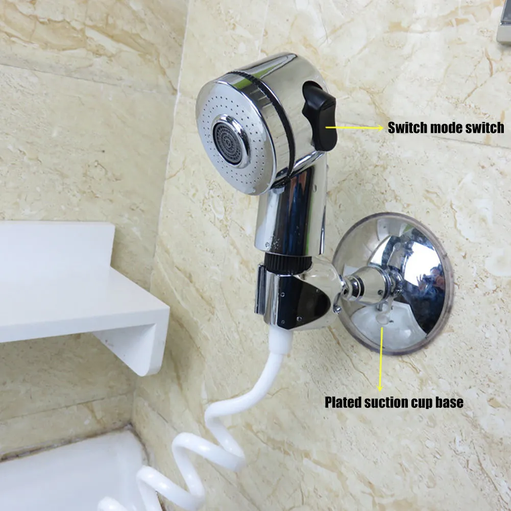 

Handheld Shower Head Connect Stand Hose Spray Set For Hair Washing Baby Kid Pet Bath Cleaning C44