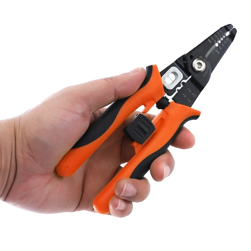 

Automatic Crimping Tool Cable Wire Stripper Peeling Pliers Adjustable Terminal Cutter Wire multi-tool Crimper