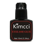 Kimcci 10 мл клей для наращивания накладных ресниц 1 шт., быстросохнущий клей для ресниц за 1-3 секунды, черный клей, стойкий клей
