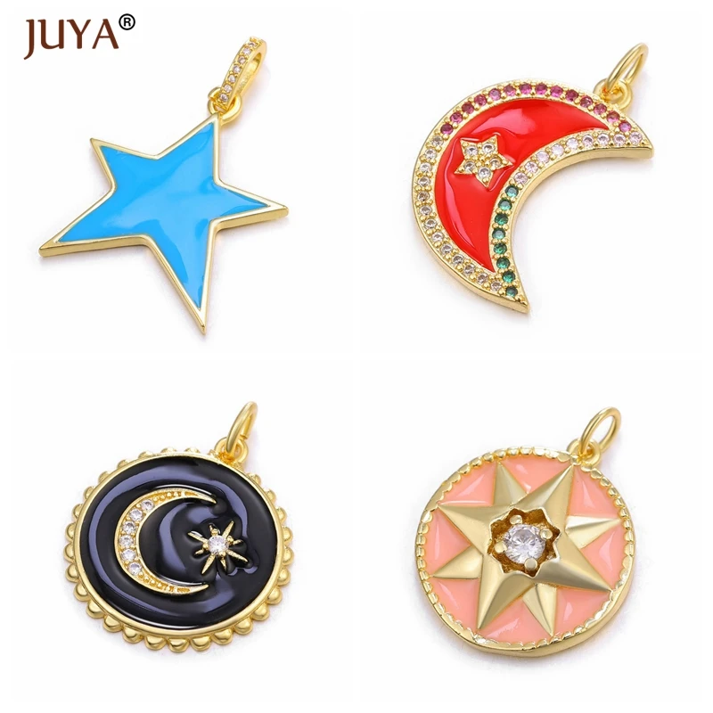 JUYA Новые Модные Подвески для изготовления ювелирных изделий солнце/звезды/луна