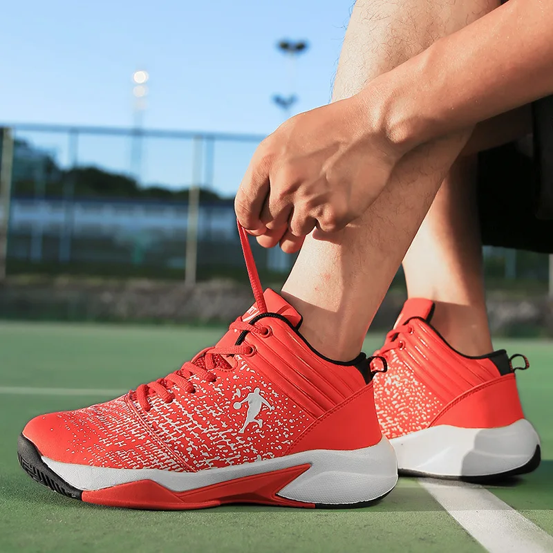 

Basketball Shoes Men's 2020 Fall High School Student Shoes Men's Shock Absorbing Wear Resistant Skid Outfield Shoes