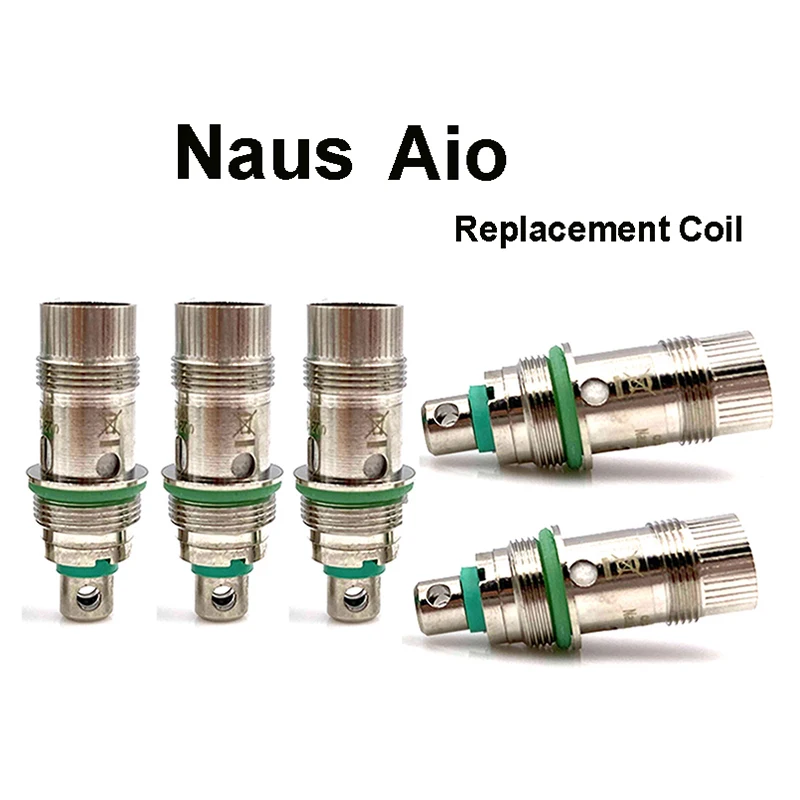 

RunVape 5pcs/box Naus AIO BC Salt Coil 1.8ohm Replacement Naus AIO Pod Evaporator Atomizer Vape Head