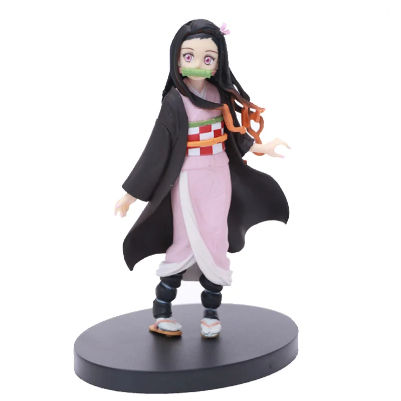 

Agatsuma Zenitsu Kamado Nezuko Tanjirou Demon Slayer Kimetsu no Yaiba Anime PVC Action Figures toys Anime figure Toys