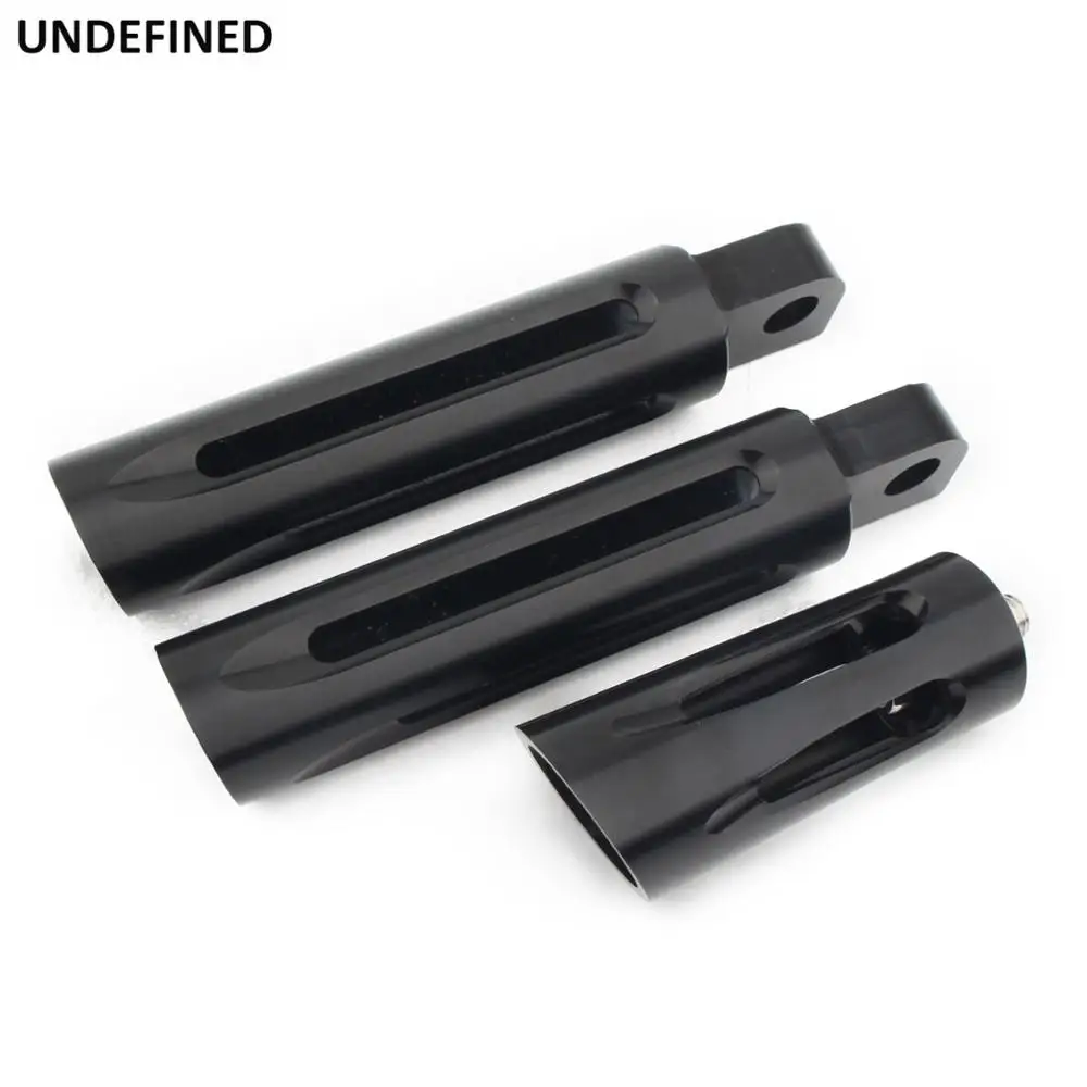 Черные опорные подножки для мотоцикла Shollow ног Harley Dyna Fat Bob Softail Touring Custom|Подставки