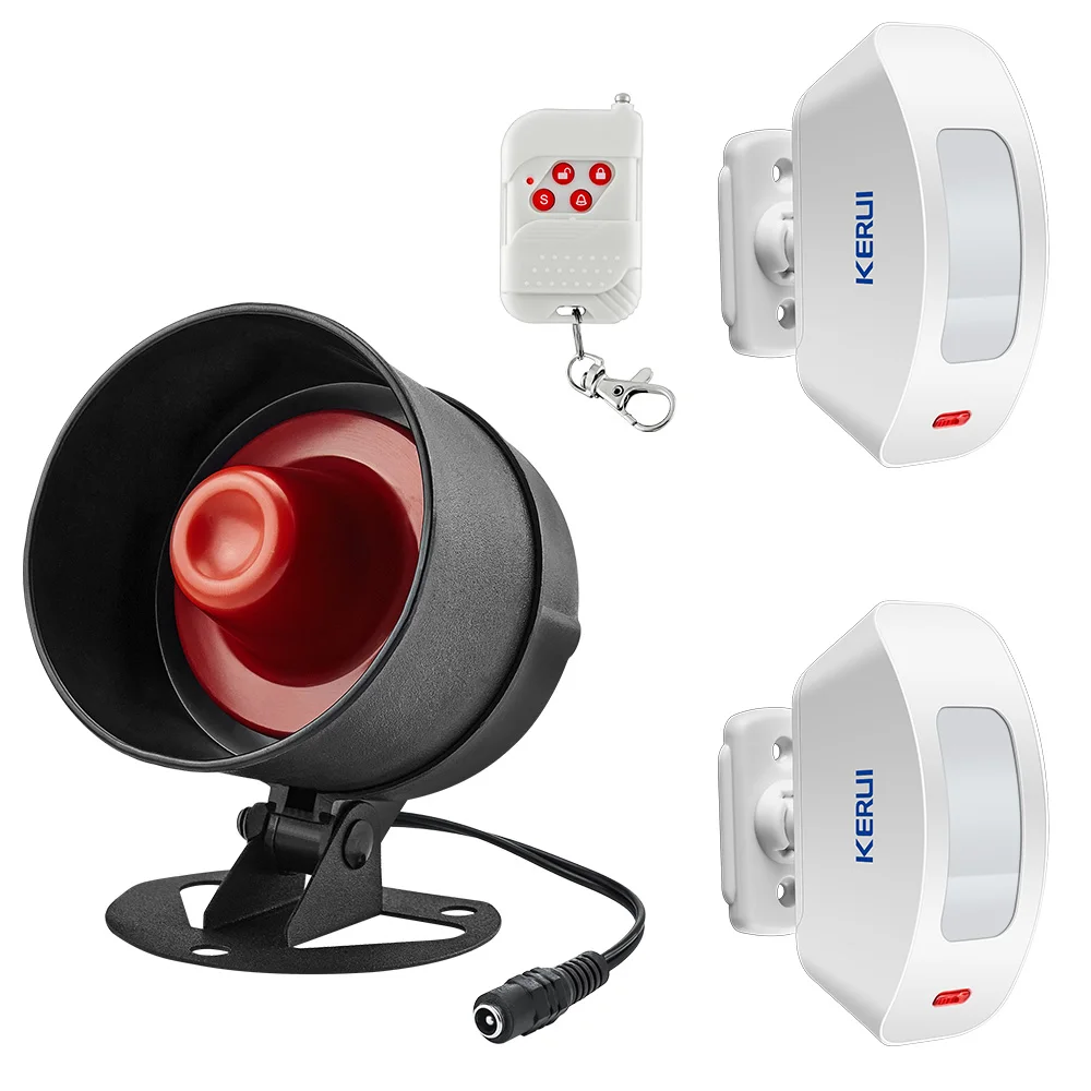 KERUI беспроводная локальная сигнализация системы безопасности домашний занавес
