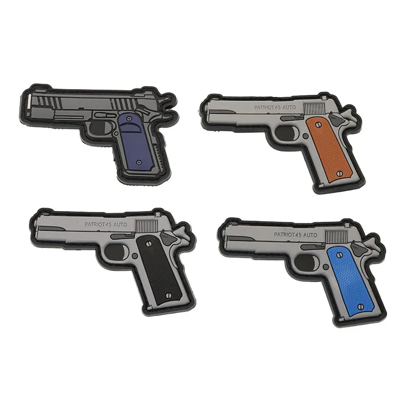 Значок военного оружия из ПВХ 1911 военный тактический значок торговой марки