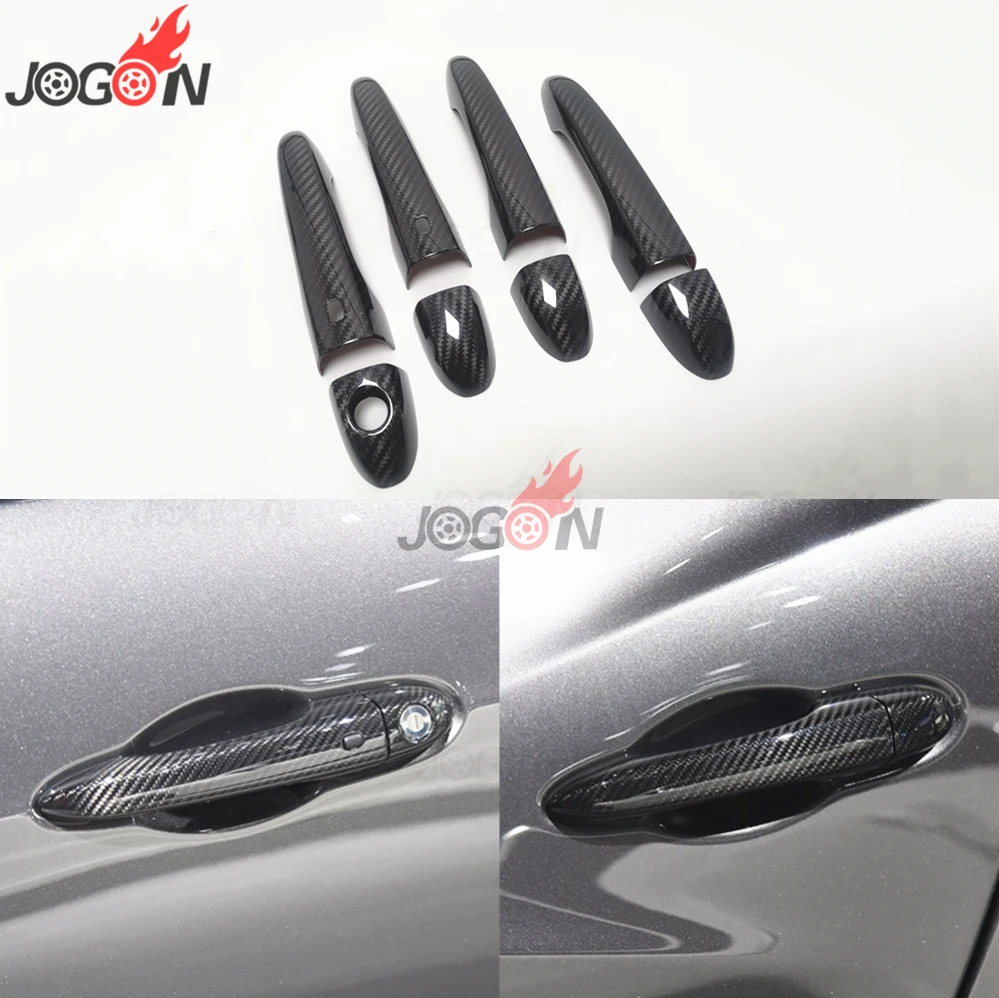 Накладки на дверную ручку автомобиля из углеродного волокна для Maserati ghiсот M157 2013