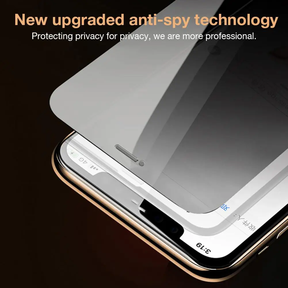 Закаленное стекло для IPhone 11 Pro Max 9H полноэкранная прозрачная безбортовая защитная