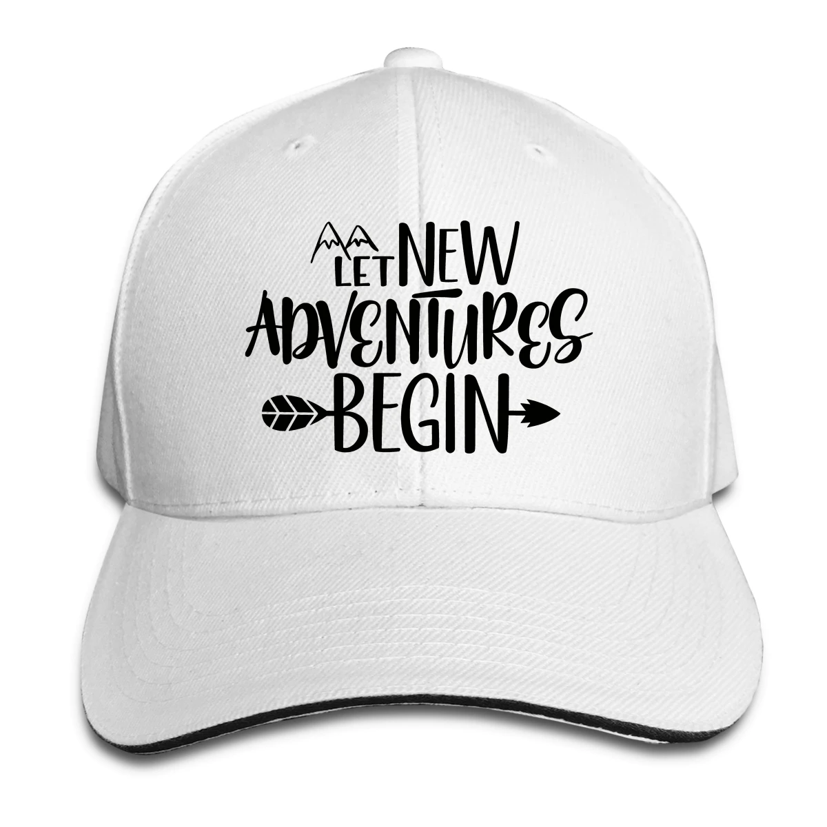 

Let New Adventure Begin T mens woman Fashionable breathable Dad Cap