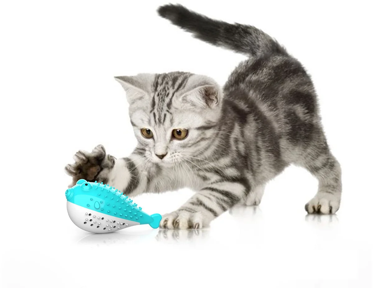 Зубная щетка в форме кошки рыбы может удерживать кошку мяту искусственный зуб