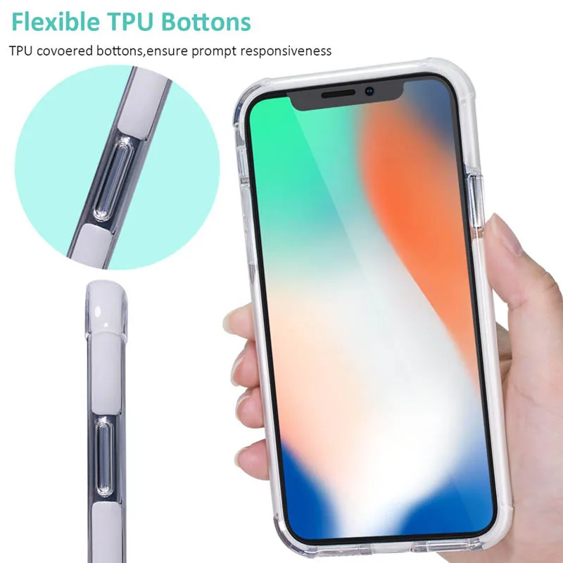 Для iPhone 11 чехол 5,8 дюймов 6,1 дюймов 6,8 дюймов гибридный ударопрочный ТПУ и PC задняя крышка для iPhone XS MAX XR