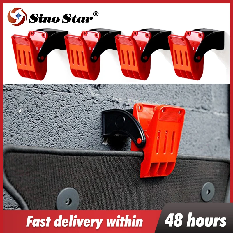 

4PCS Hot Car Floor Mat Clips for Car Wash Car Cleaning Tools Carpet Wash Clamp Foot Pad Clean Hook Multifunctional Tool Yoga Mat