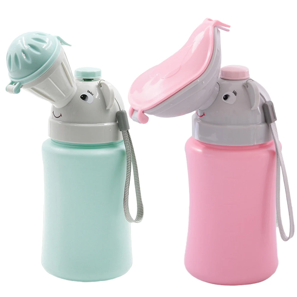 

Boys Girls Cute PP Sealed Car Anti Leakage Outdoor Travel Toilet Training Hygiene Urinal Safe Portable Baby Potty Press Button