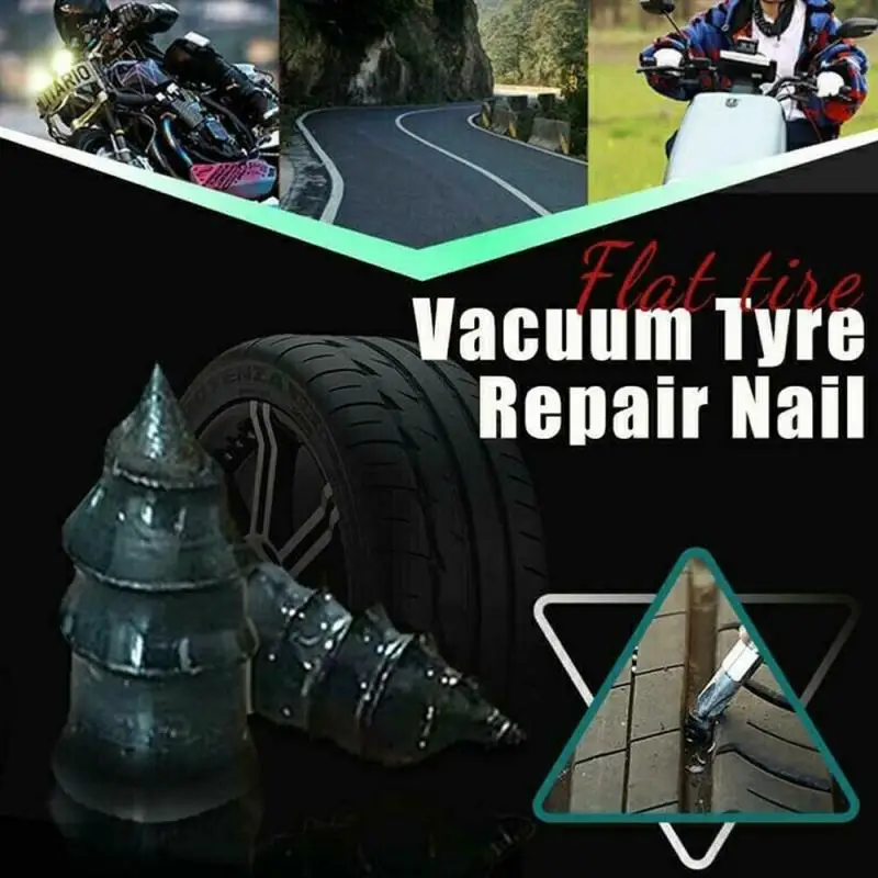 

10pcs Rubber Nails Vacuum Tyre Repair Nail For Motorcycle Car Repair Tool Tire Repair Tools Tubeless Tyre Repair Car Accessories