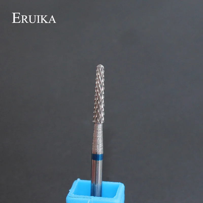 ERUIKA 1 шт. Бур из карбида вольфрама ламбит для ногтей 3/32 дюйма Акула брикет