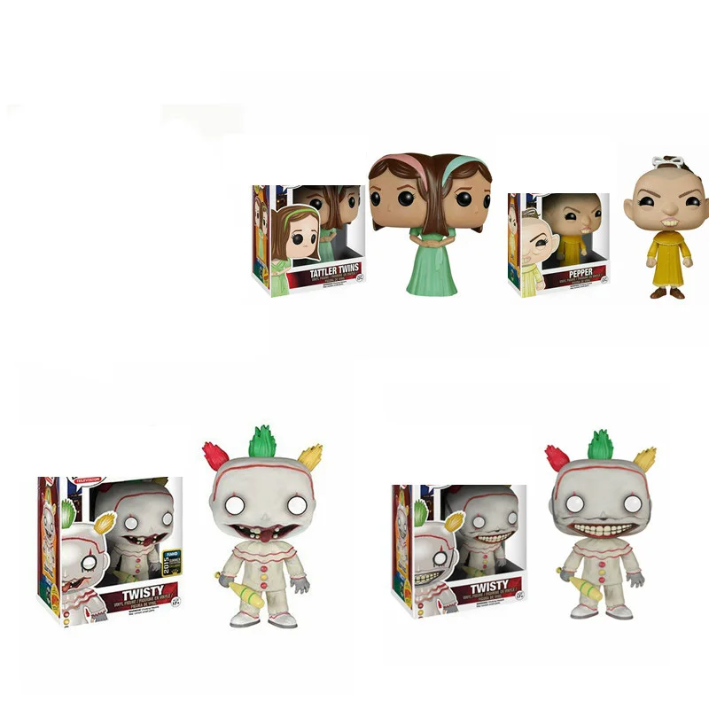 FUNKO ТВ Американская история ужасов извивательный урок шоу перец тэттлер Близнецы
