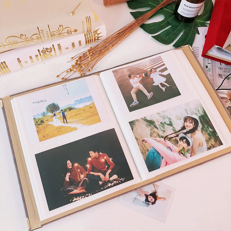 

Photocard Holder Photo Album Wedding Memory Book Scrapbook Photo Album Sticker Storage Porta Monete Storage Supplies DE50XC