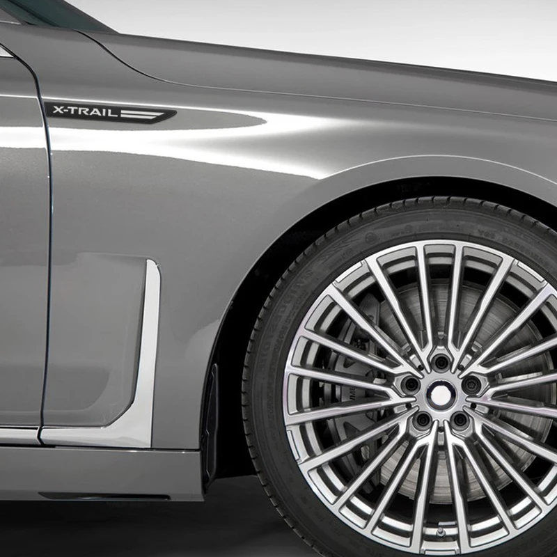 2 шт. из нержавеющей стали боковое крыло значок эмблема для Nissan X-TRAIL XTRAIL T30 T31 T32