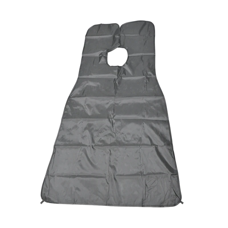 Черный 120x80 см hombre delantal del bauno Barba Negra delantal afeitado pelo delantal para hombre непроницаемый цветочный принт - Цвет: Черный
