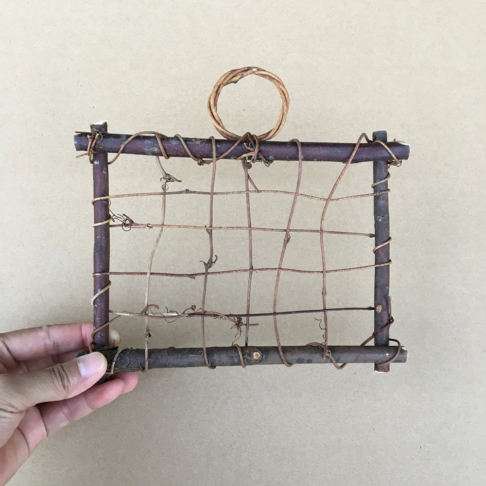 20x15 см сушеная рама из ротанга искусственные цветы венки Рождественское