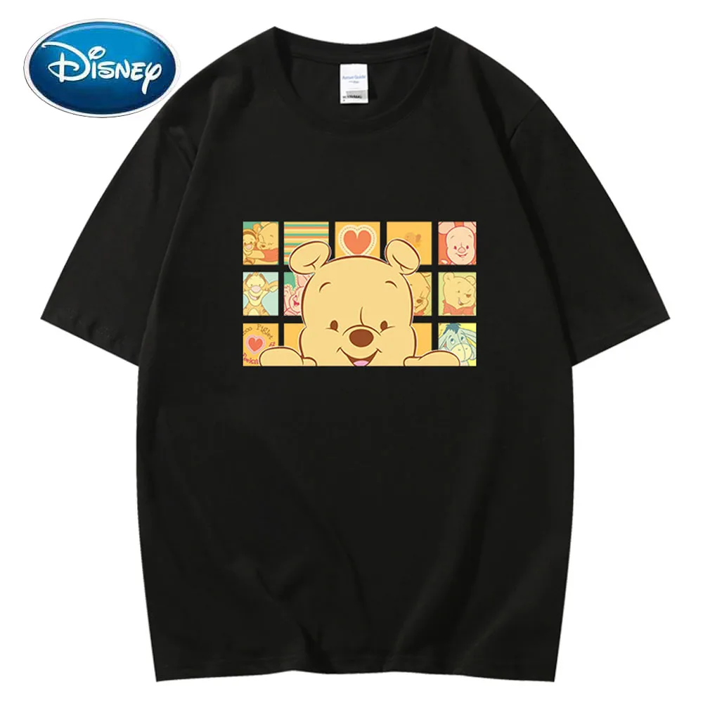 

Футболка унисекс с мультяшным принтом Винни-Пуха, 10 цветов