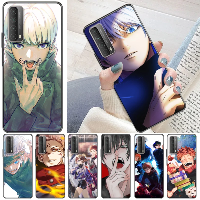

Jujutsu Kaisen Satoru Gojo Yuji Itadori Fushiguro Megumi Sukuna Phone Case For Huawei P Smart Z 2019 2021 Cases Coque Funda