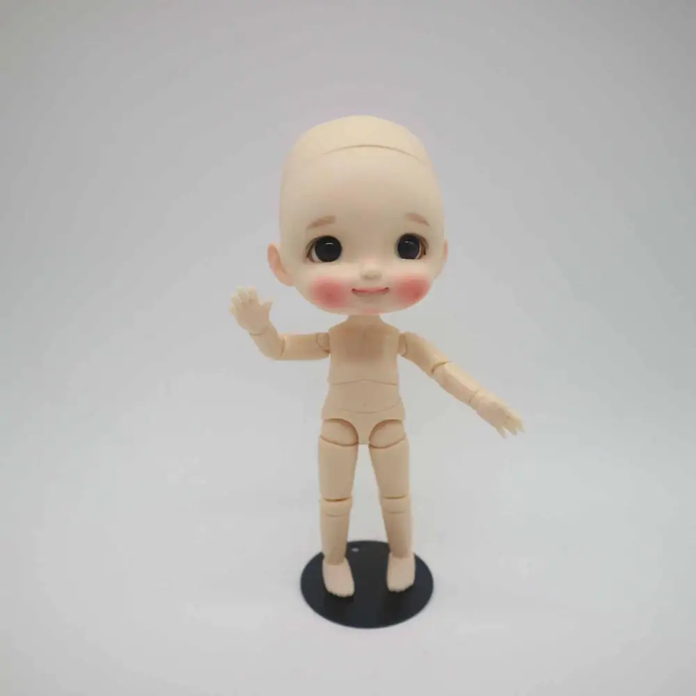 OB11 кукла, 3,0 Dimples кукла Кастомизация 8/1 BJD куклы Мини-куклы, Dimples - Цвет: doll no eyelashes