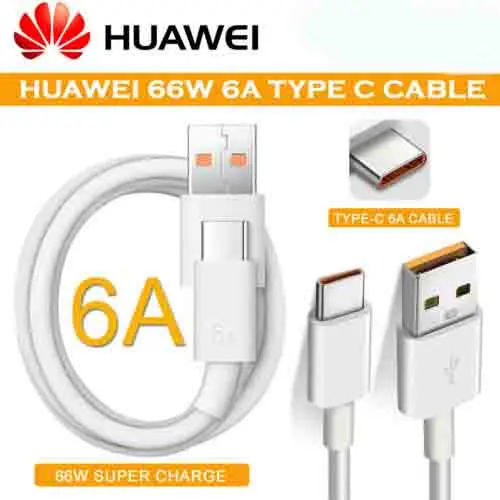1/1.5/2 м Huawei Mate 40 Pro 6A Type C кабель 66 Вт Max Supercharge USB-C линия передачи данных для Nova 7 8 SE P30