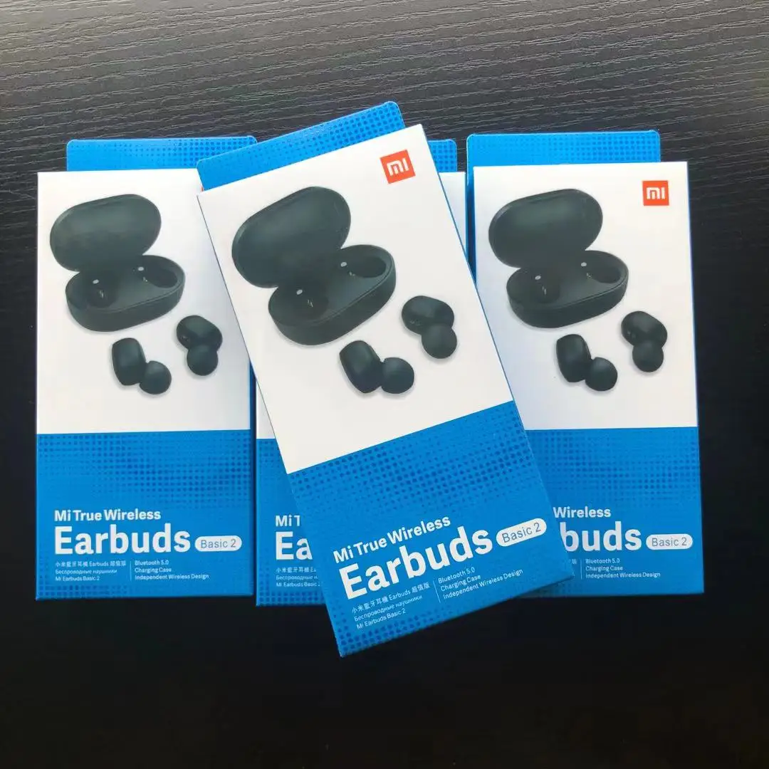global version xiaomi redmi airdots 2 tws wireless bluetooth 5 0 earphone mi true wireless earbuds basic 2 auto link twsej061ls free global shipping