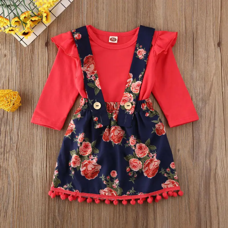 Новинка 2020 года брендовый комплект для маленьких принцесс малышей девочек