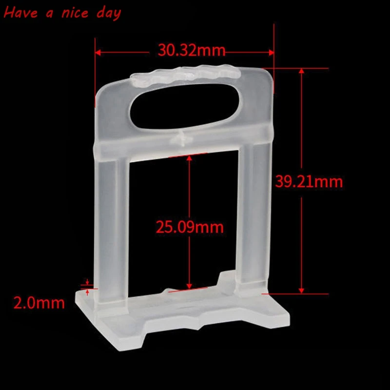 

500Pcs 1mm,1.5mm,2mm leveling Base Tile Levelling Spacers Flooring Tiling Tool For Suit Household System Floor Tile Kits Tools