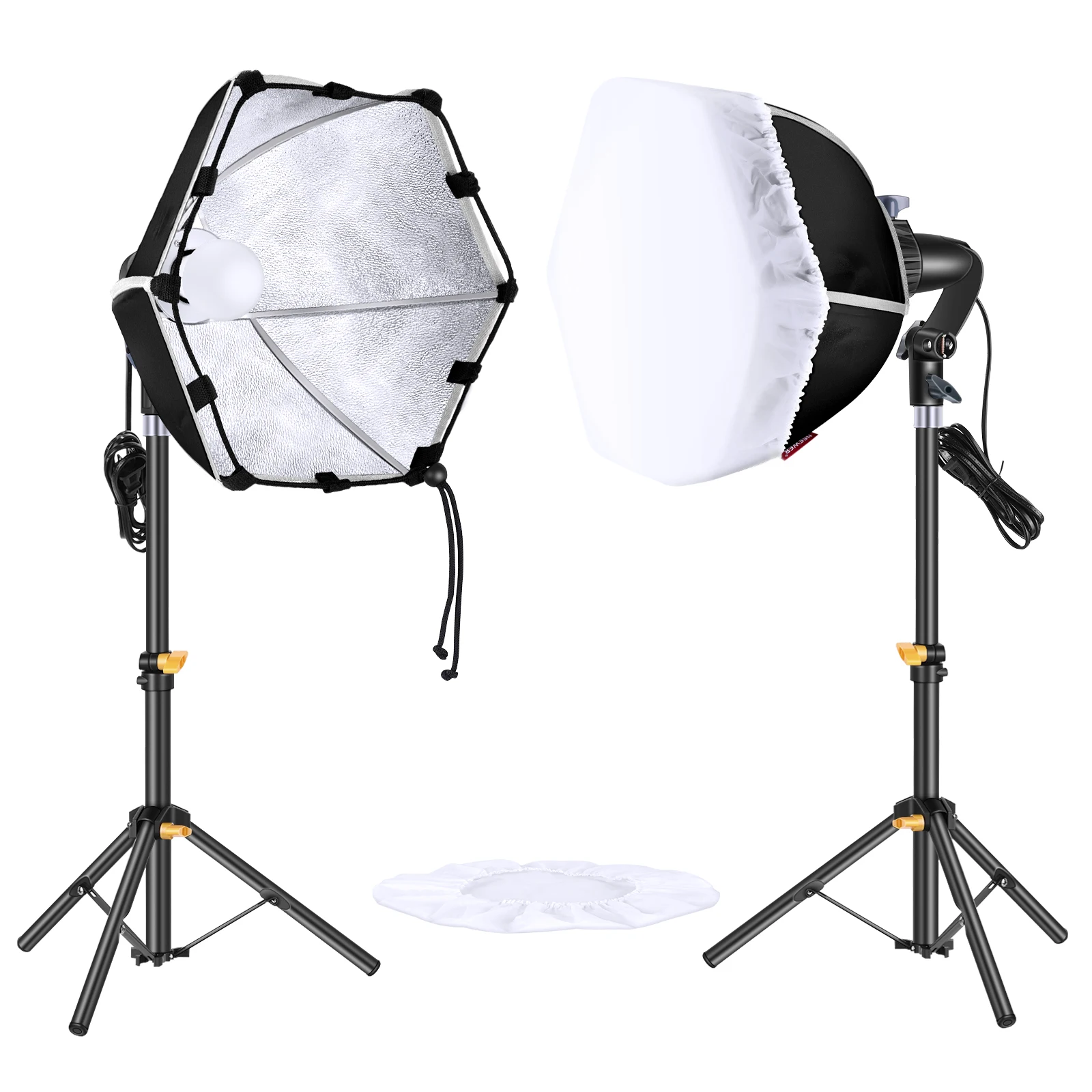 Neewer Топ фотография Софтбокс светильник ing Kit:2-Pack софтбокс с 12 Светодиодный лампы