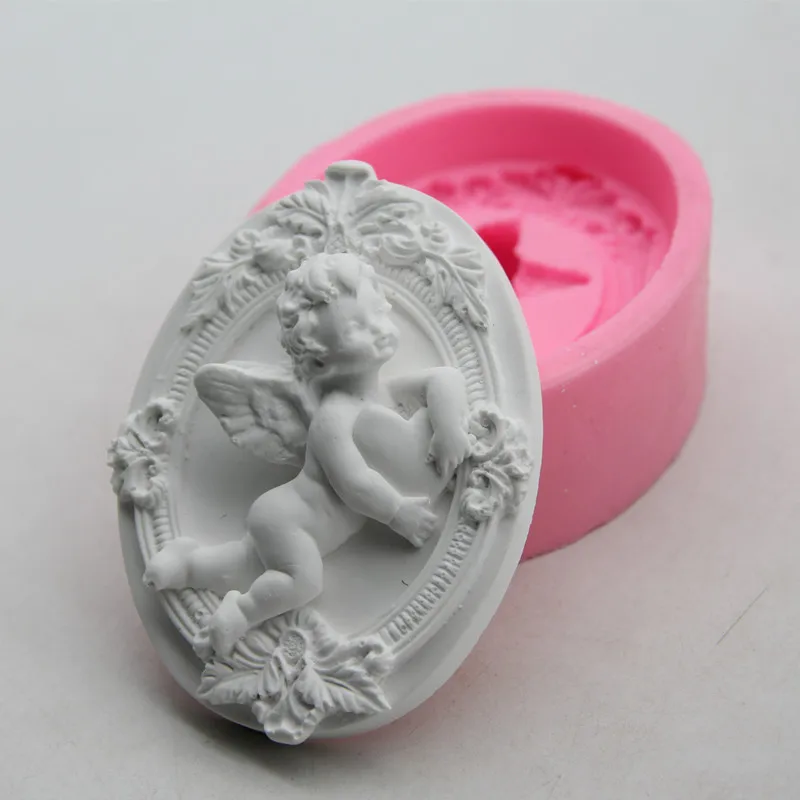 Форма Ангел силиконовая форма для торта 3D украшения мыла формы конфет и шоколада