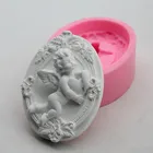 Форма Ангел силиконовая форма для торта 3D форма для украшения мыла конфеты формы для шоколада помадка инструмент для торта гипсовая глина ремесла