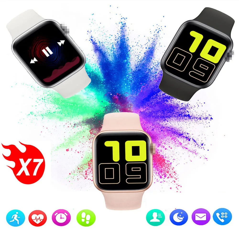 

Смарт-часы X7, 1,44 дюйма, с шагомером и Пульсометром