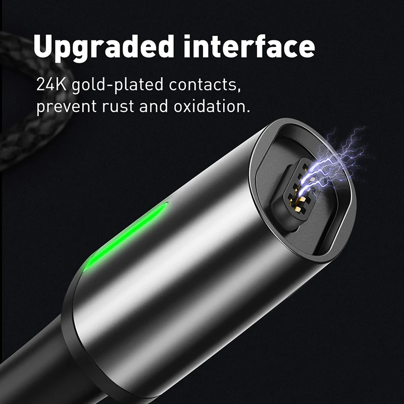 Baseus магнитное зарядное устройство USB-кабель адаптер для Samsung Быстрая зарядка Micro
