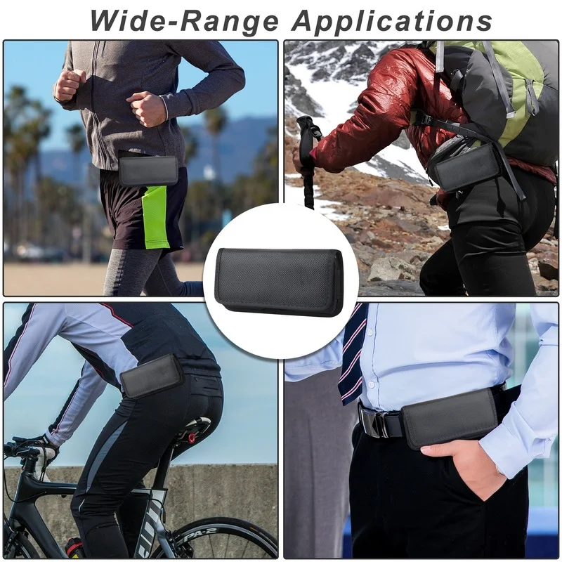 universal casual phone pouch for iphone 13 12 11 pro max xs xr x 6 s 7 8 plus case belt clip holster oxford cloth bag flip cover free global shipping