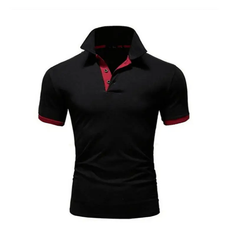 Ropa de Hombre Polo camisa 5xl hombres casual Delgado transpirable verano Polo camisa 10 цветов Hombre sólido manga corta