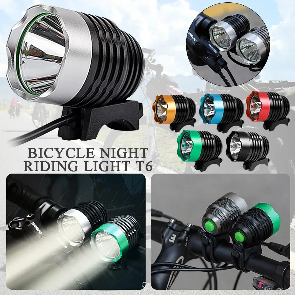 3000 люмен XML T6 USB Интерфейс светодиодный велосипед светильник головной 3 режима