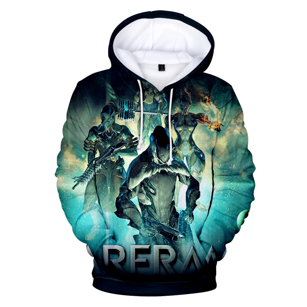 

2021 New Warframe Hoodie 3D Sweatshirts Long Sleeve Men Women Pullovers Harajuku Streetwear Game Warframe Hip Hop Clothing