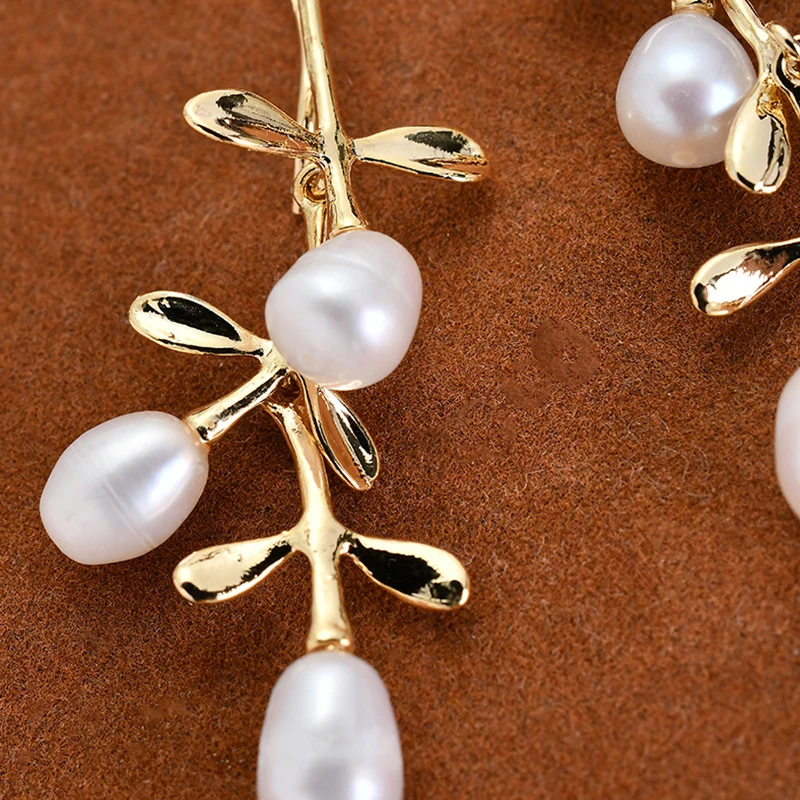 Новое поступление 3 вида стилей модные висячие серьги золотой цвет цветочный