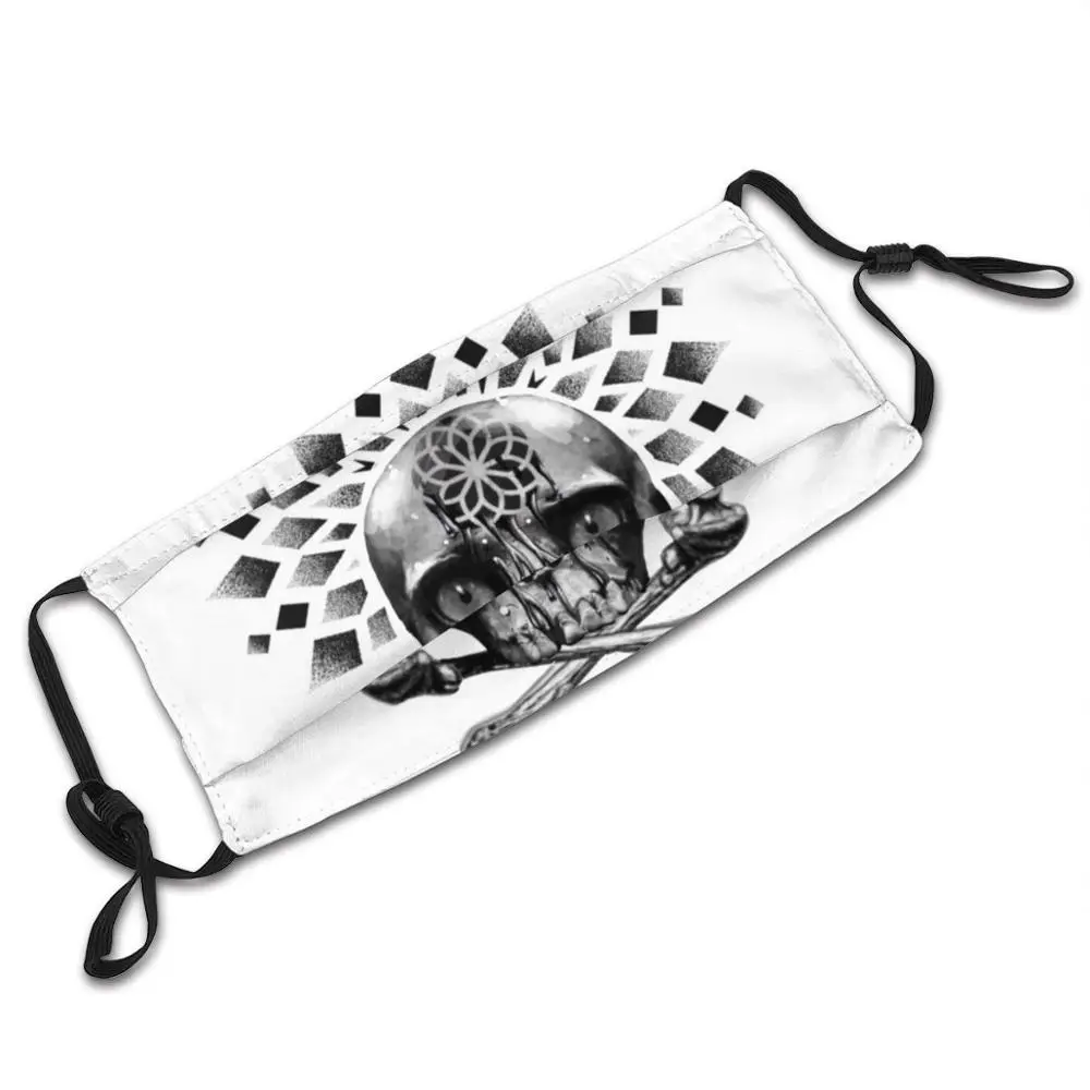 

Skull Cross Bones Print Face Mouth Mask Fashion Anti Dust Pollution Mask Unisex For Men Women Children