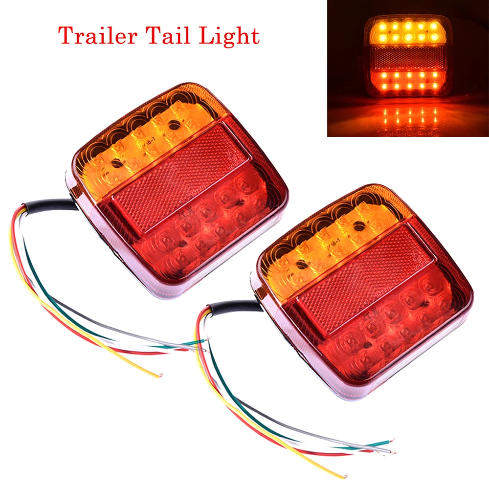 Светодиодный задний светильник индикатор поворота трейлер Грузовик Караван